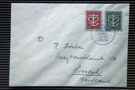 1945 Brief Tag der Schweizer Spende