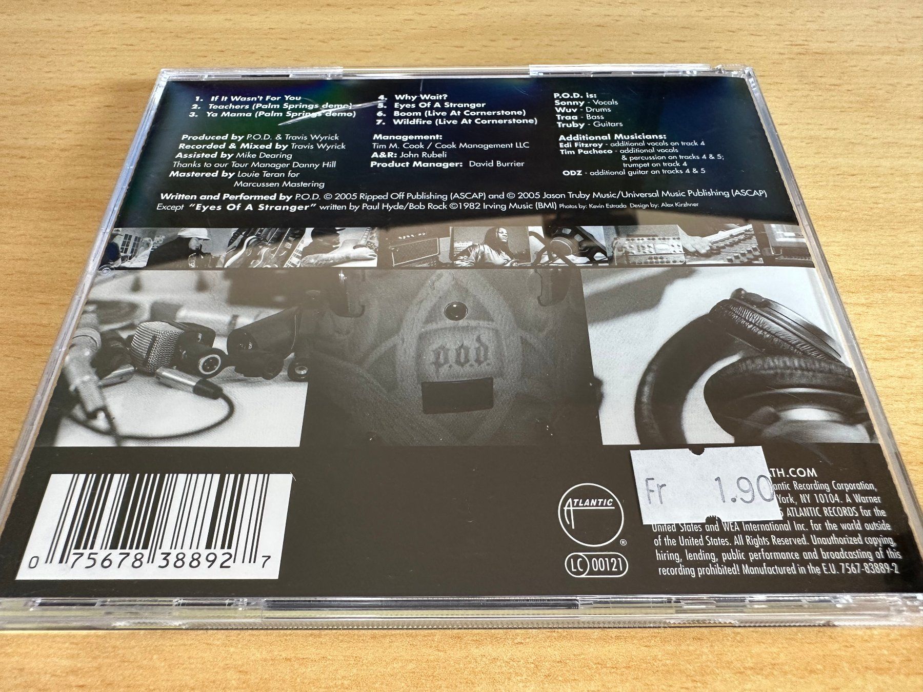 CDs: P.O.D. – The Warriors EP Vol. 2 – Gebraucht aus Rikon im Tösstal von Alpenmutz 1