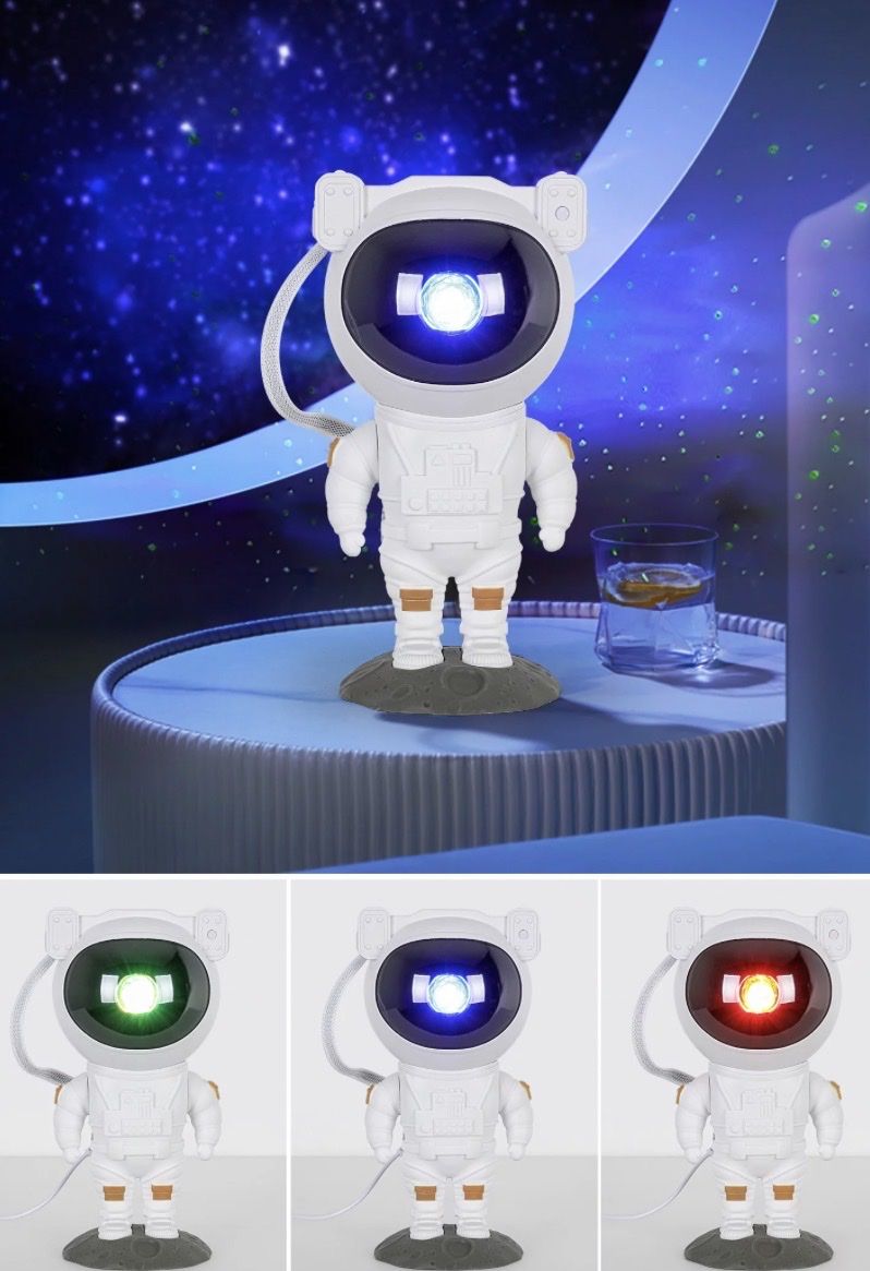 Lampade: Astronaut Lampe mit Sternenhimmel Projektor  – Nuovo (secondo la descrizione) da St. Gallen venduto da Xbylucas 1