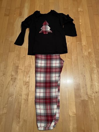 Weihnachtspyjama Grösse M Pyjama rot kariert