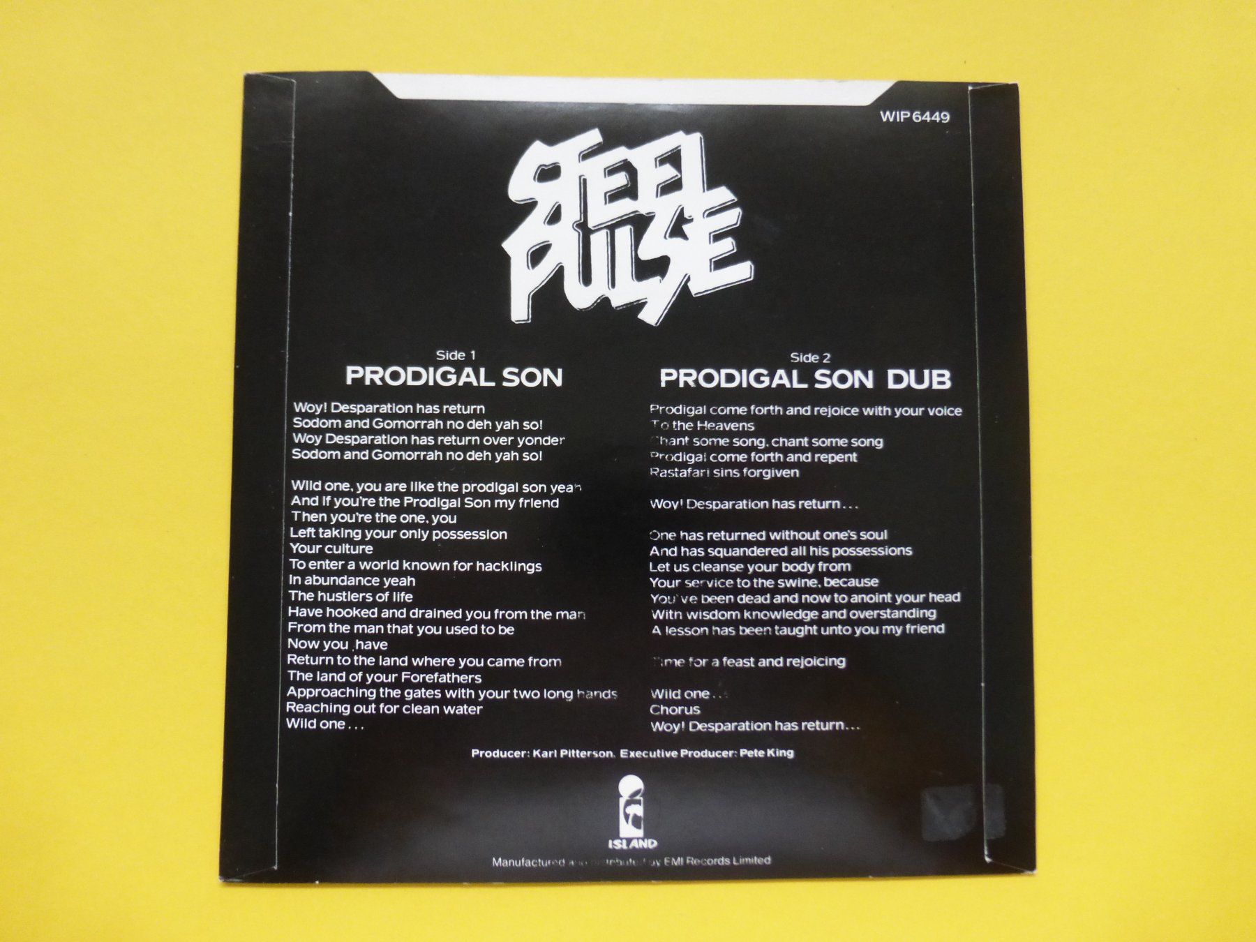 Vinyles: Steel Pulse – Prodigal Son – D'occasion à Zürich par Swiss57 1