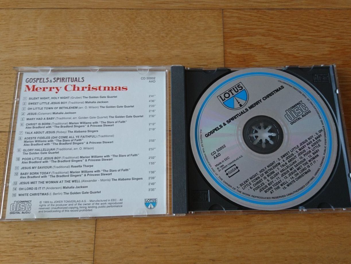 CD: Merry Christmas Gospels & Spirituals CD – Usato da Luzern venduto da Einh0rn 2