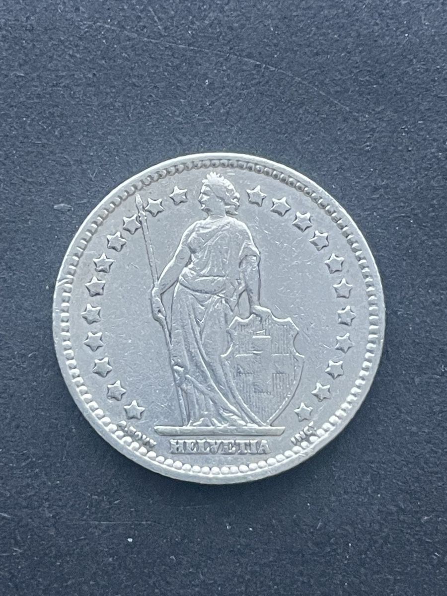 Alle Münzen: 1.- Silber CH Jahr 1914 – Gebraucht aus Meierskappel von Hala03 2