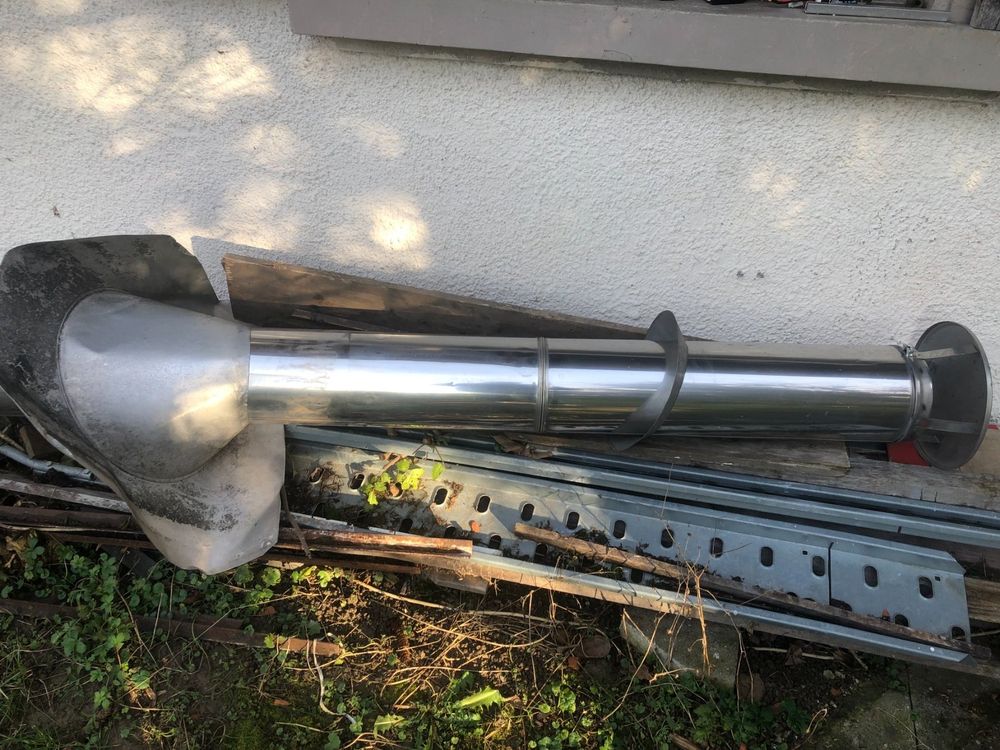 Kamin isoliert, rostfrei Inox (Gebraucht) in für CHF 180 – nur Abholung ...