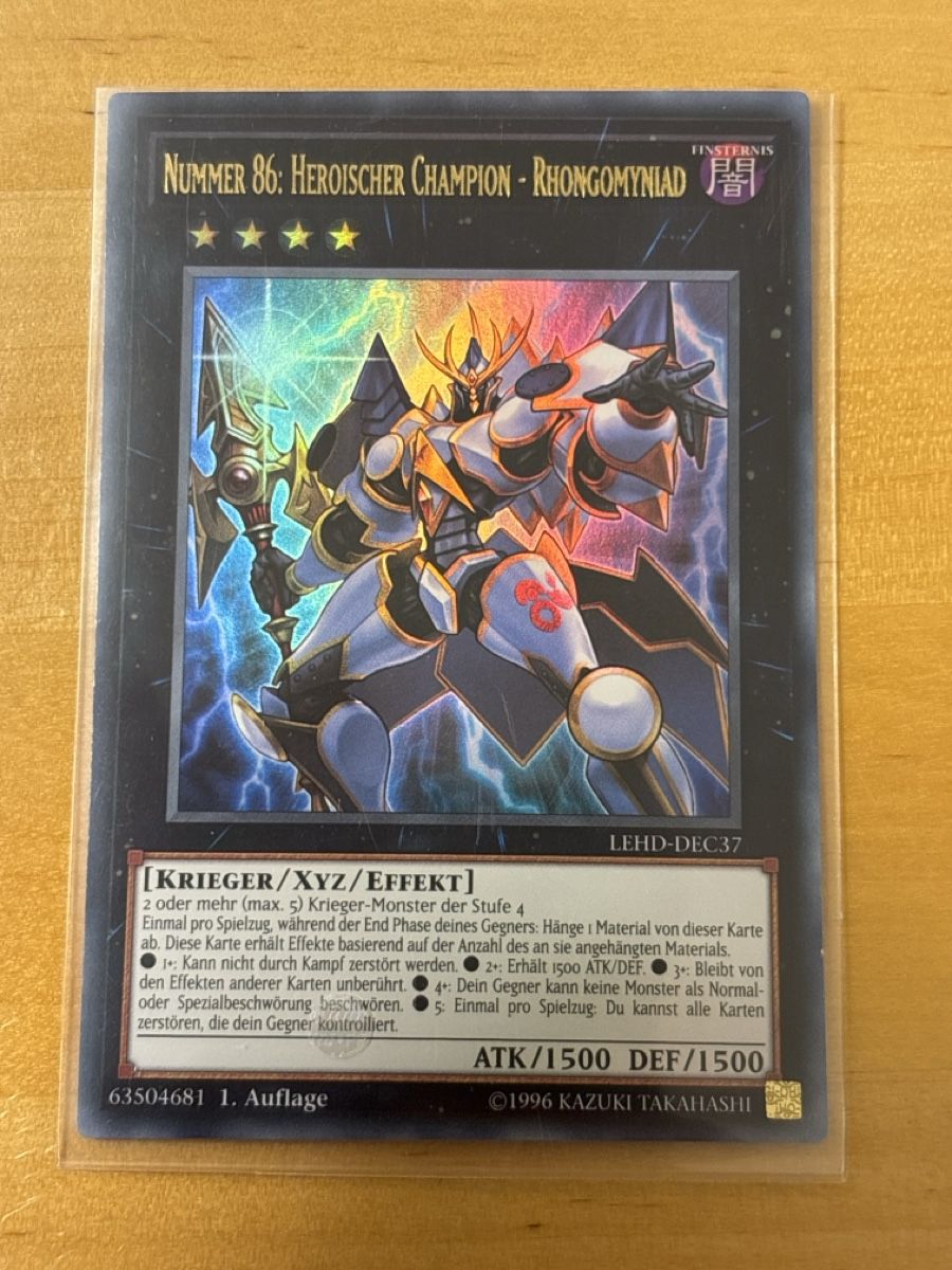 Yugioh Sammelbilder & Trading cards: Yugioh Karte LEHD-DEC37 1.ST – Gebraucht aus Speicherschwendi von YugisKartenKammer