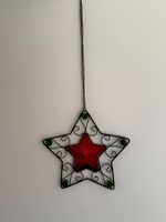 Décoration de Noël - étoile pour sapin en verre et métal