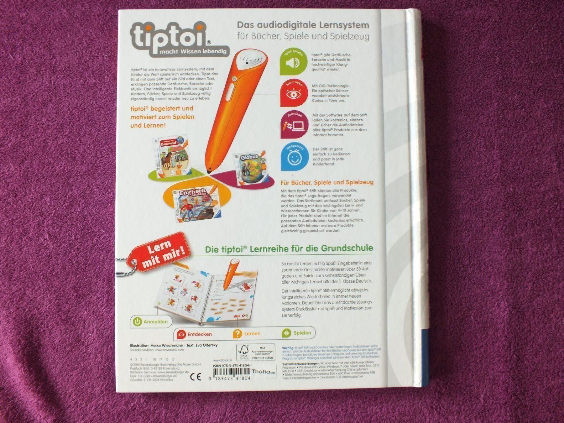 Libri: tiptoi Buch - Deutsch 1. Klasse – Usato da Müllheim Dorf venduto da Seeeule01 9