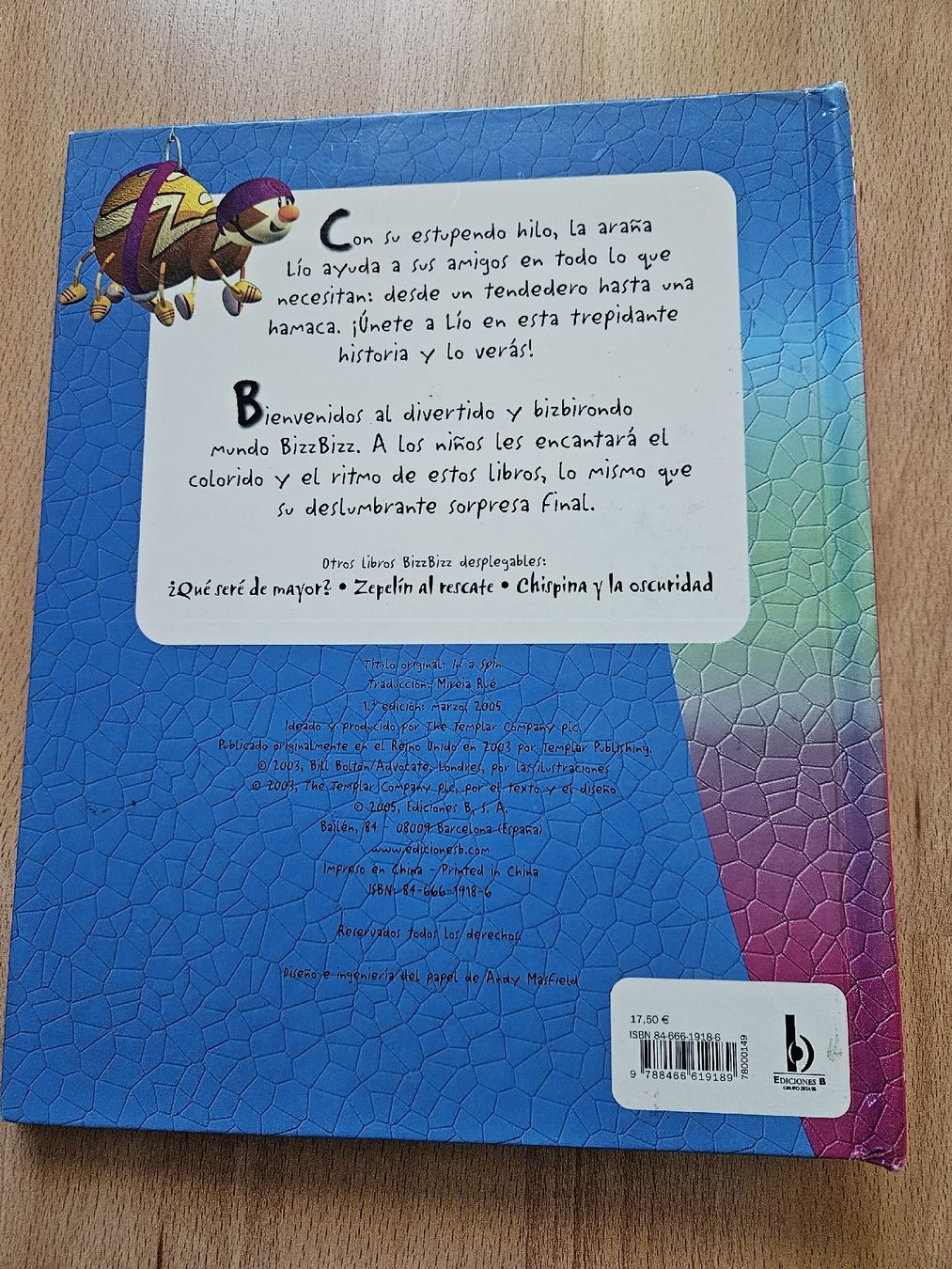 Libri: Spanisch Kinder-Pop-Up Buch "¡Lío, no para!" – Usato da Ebikon venduto da SecondChance_byM 3