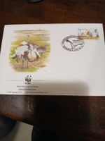 WWF Rare : Enveloppe 1er jour Hongrie Outarde barbue!