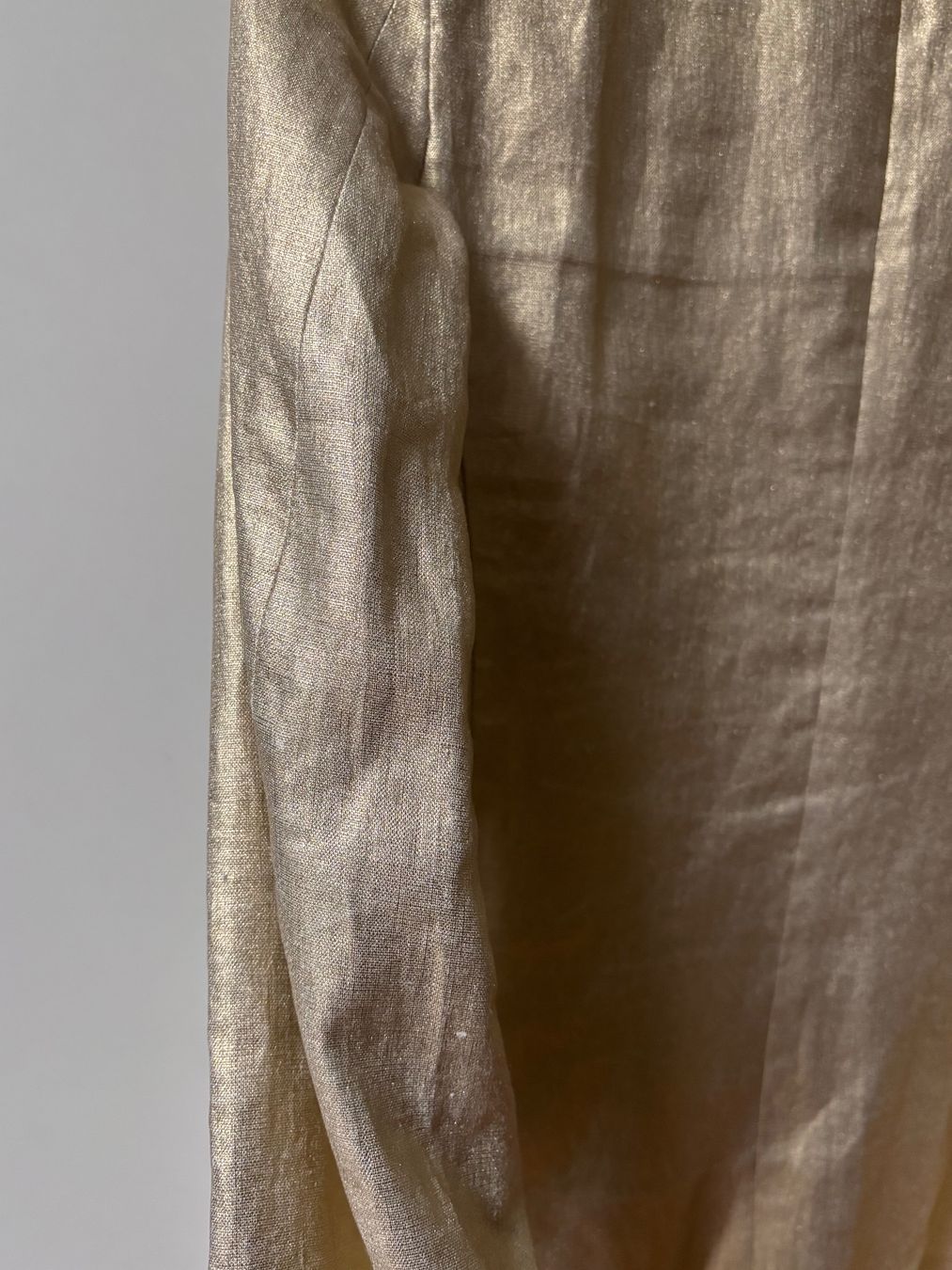 Acne Studios Giacche: Stunning Acne Studios Gold linen blazer size EU34 – Usato da Zürich venduto da nao_pjh8 7