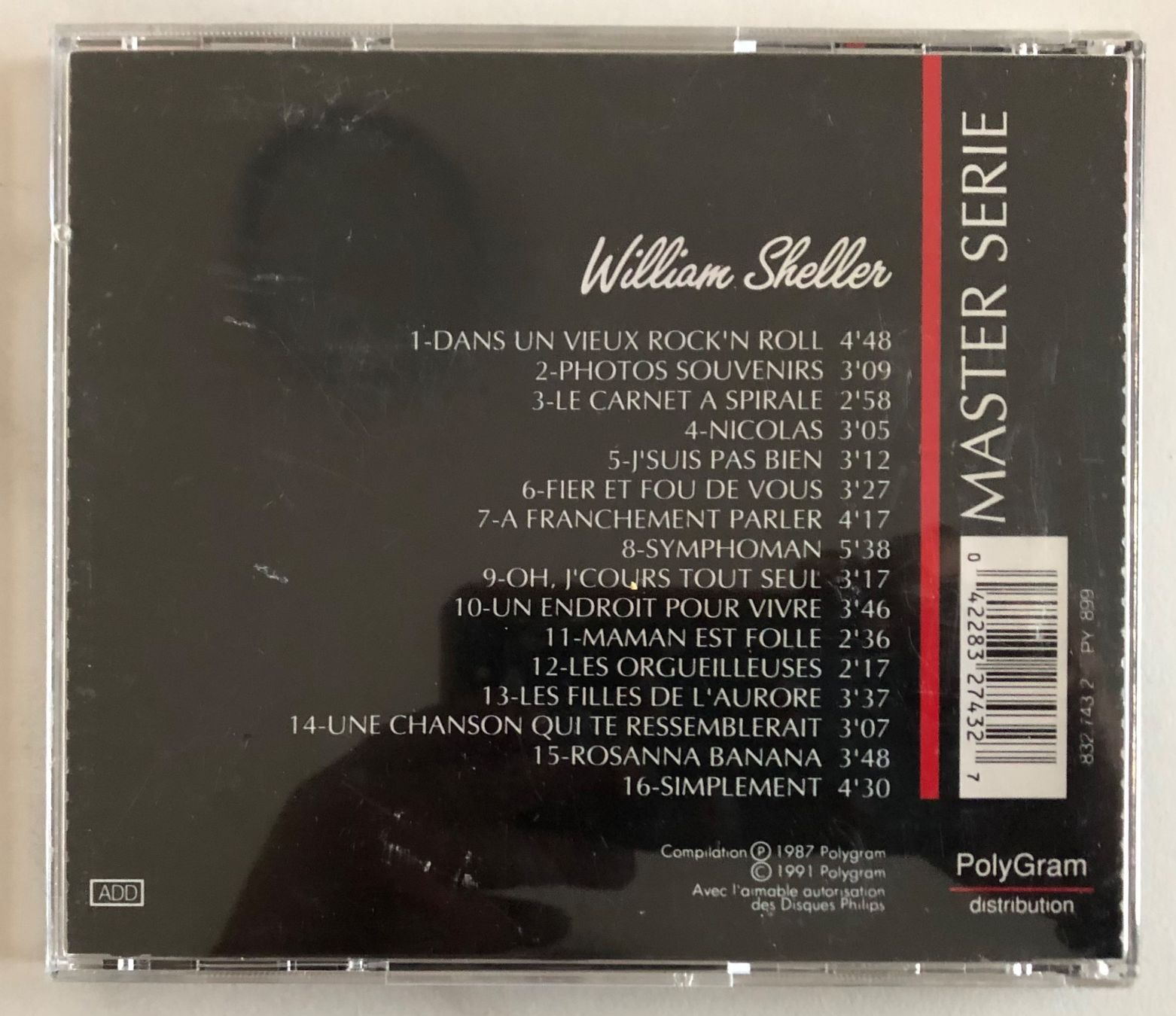 CD: WILLIAM SHELLER - MASTER SERIE – Usato da Poliez-Pittet venduto da Newtown-Records 1