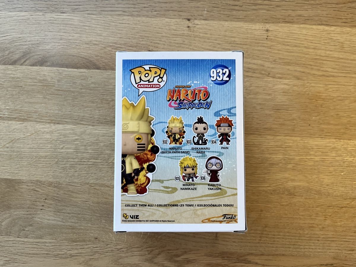 Funko Statuette: Funko Pop! - Naruto Sixth Path Sage #932 – Usato da Spiez venduto da Bluesky2000 1