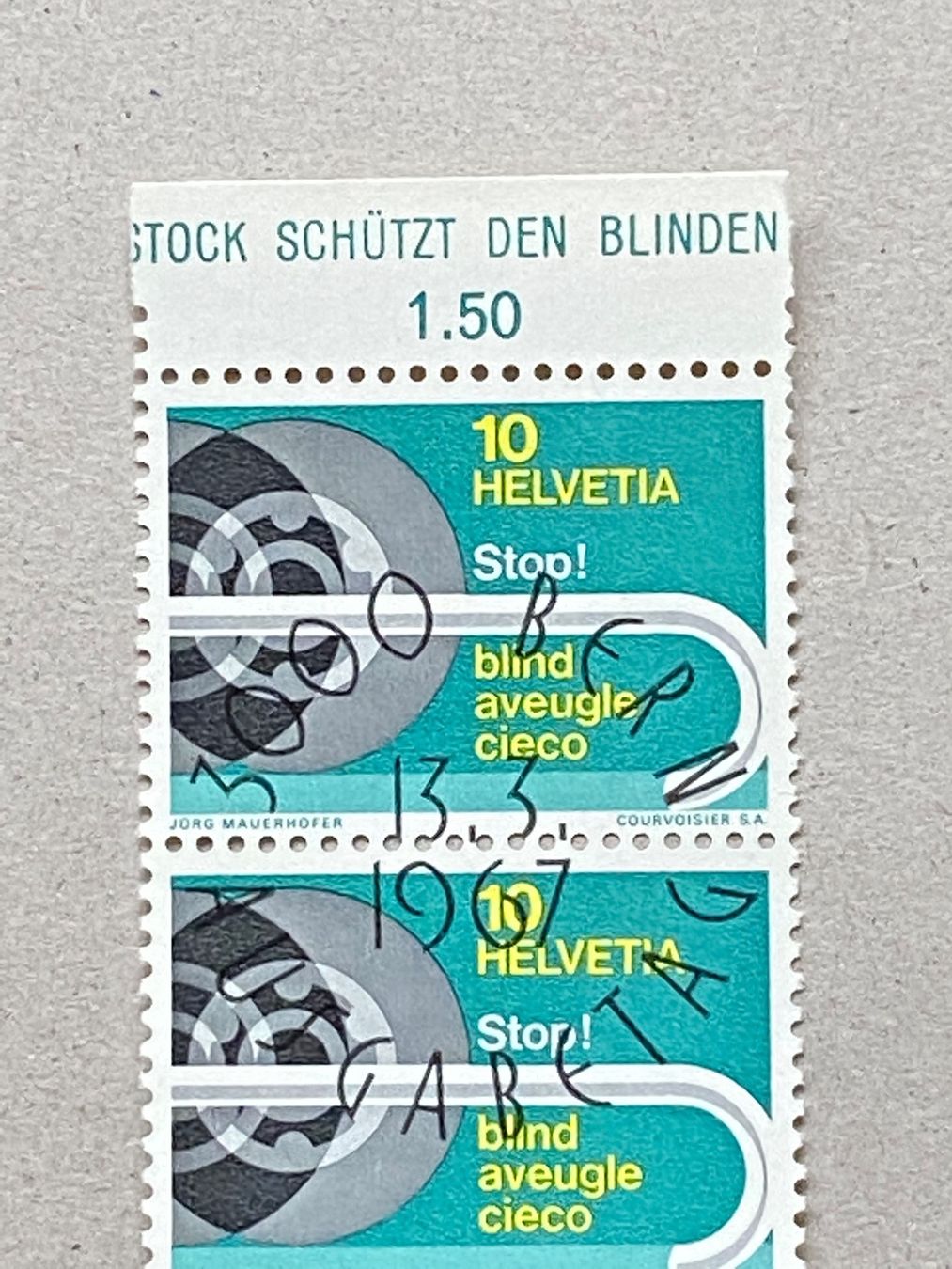 Alle Briefmarken: 446, ET voll – Gebraucht aus Aarau von hilde47