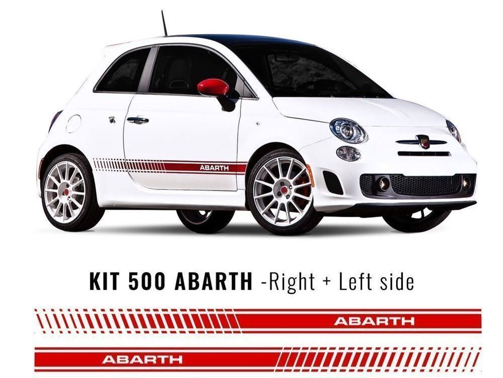Abarth 500 Fiat 500 Rückleuchten Deko (Art. 17081)