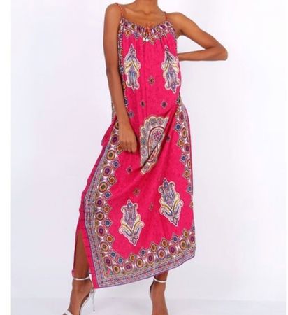 Robe longue été motifs