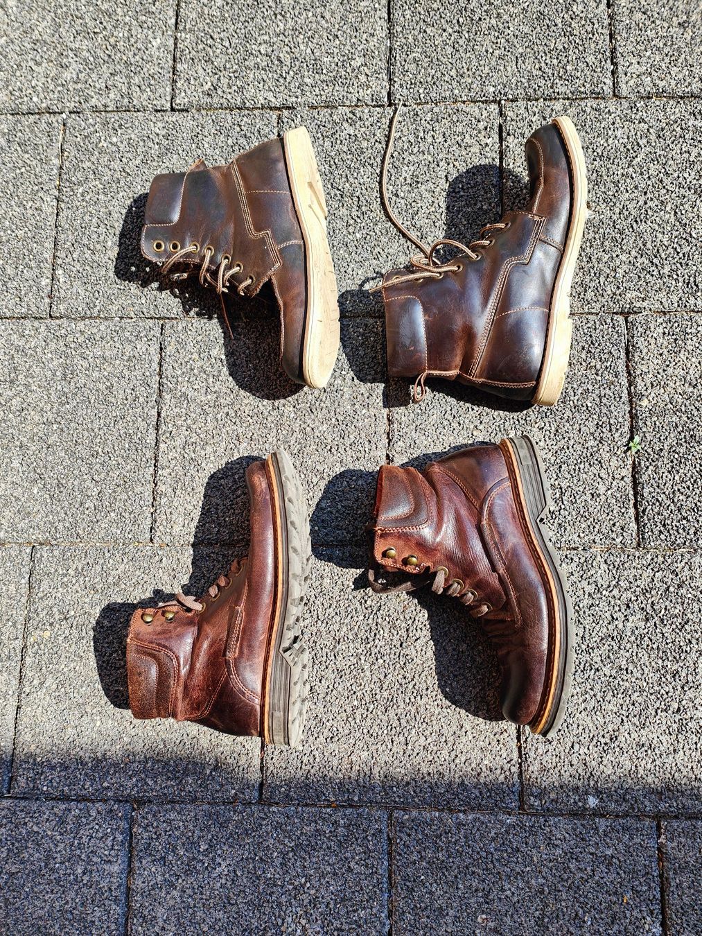 Herrenschuhe: 2 Herbstschuhe Leder Warren&Parker Gr. 40 – Gebraucht aus Mels von velo-city 6