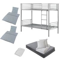 Metall-Etagenbett 90x200 Komplettset NEU