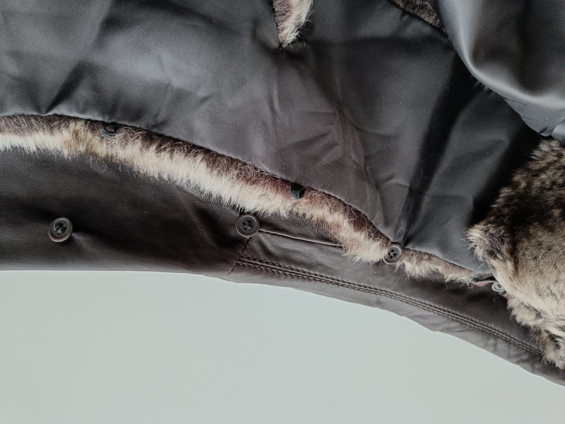 Cappotti: Echt Leder Mantel dunkelbraun – Nuovo (secondo la descrizione) da Güttingen venduto da Bumeranze 1