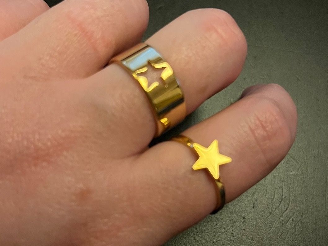 Anelli: Ring Set mit Stern ( one Size), Nr. 71 – Nuovo (secondo la descrizione) da Gams venduto da Mariawicca 1