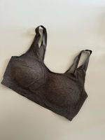 Uniqlo AIRISM Sport BH, grau meliert, XS