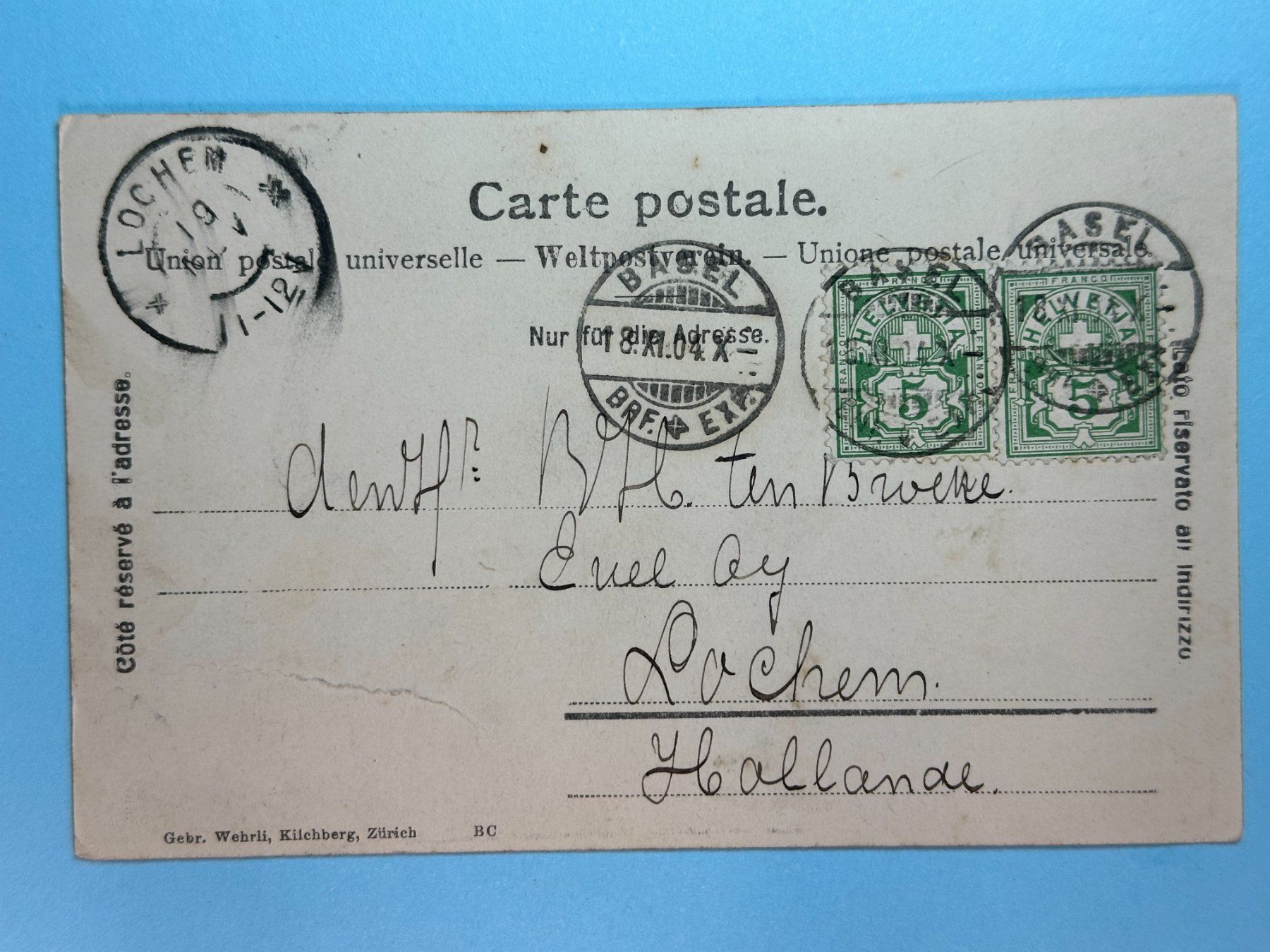Cartoline postali: Gotthardbahn - Flüelen - vor 1904 – Usato da Steg VS venduto da danwer74 1