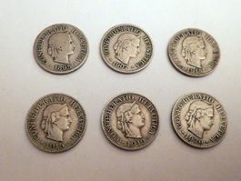 Lot 10Rp, 1895 - 1920, diverse, s - ss