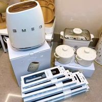 SMEG beige knife holder
