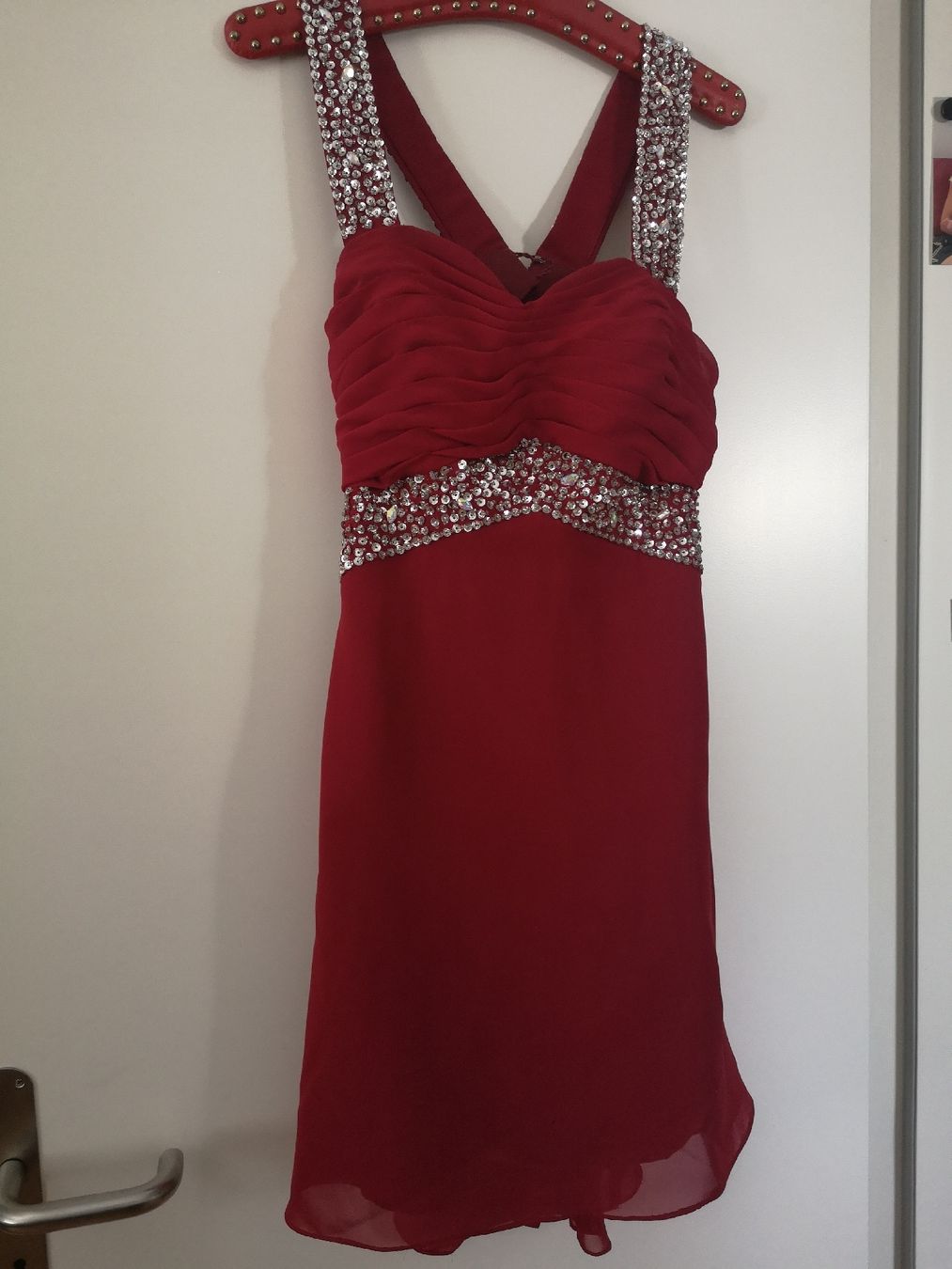 Vestiti: Festkleid Bordeauxrot – Usato da Sissach venduto da sasocla