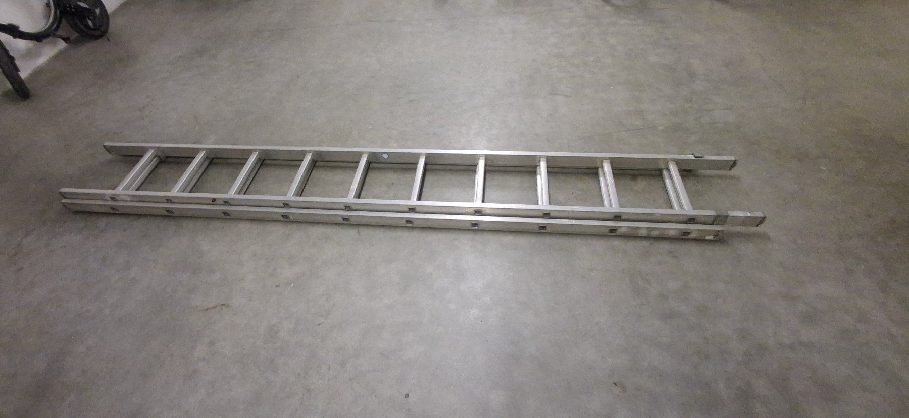 Leitern: Alu Schiebe-Bockleiter 2x10 Sprossen – Gebraucht aus Igis von JUST-4U-ENJOY
