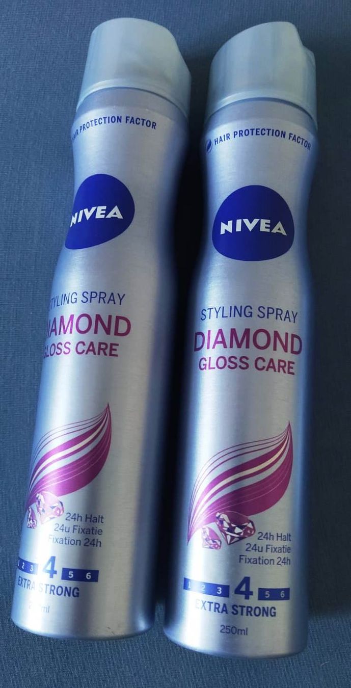 Nivea Prodotti per capelli: Spray Nivea Diamond Gloss Care Styling , Extra Stark -2 Stk- – Nuovo e nell'imballaggio originale da Zürich venduto da 1980ale 1