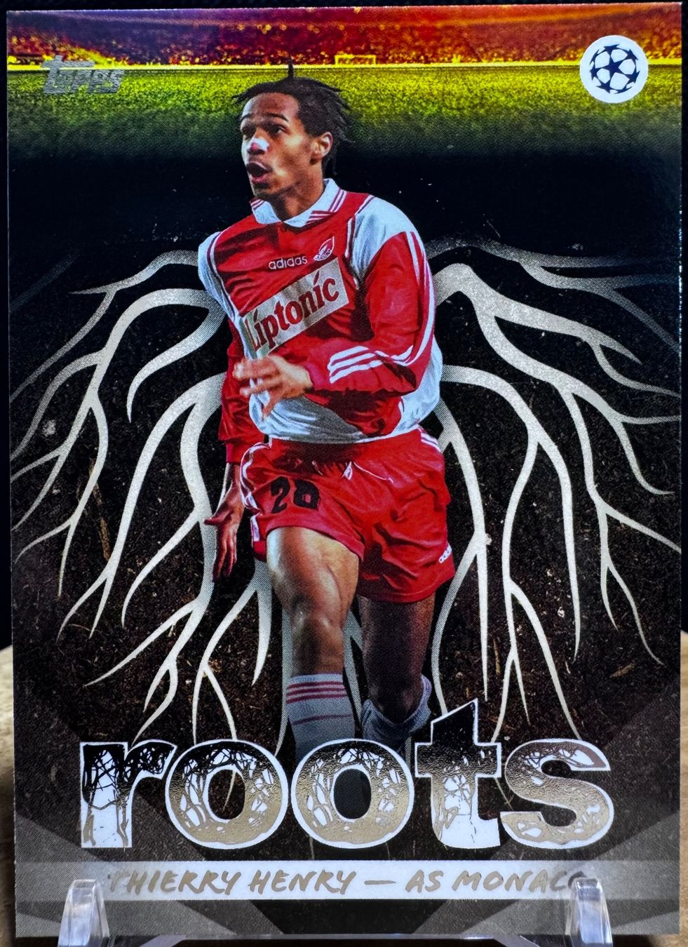 Topps Sammelbilder & Trading cards: Topps Flagship UCC 25/26 Thierry Henry Roots Insert Monaco – Gebraucht aus Reconvilier von Cardito