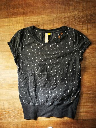 A Life and Kickin Shirt, Marine, Grösse L, Top Zustand! (54)