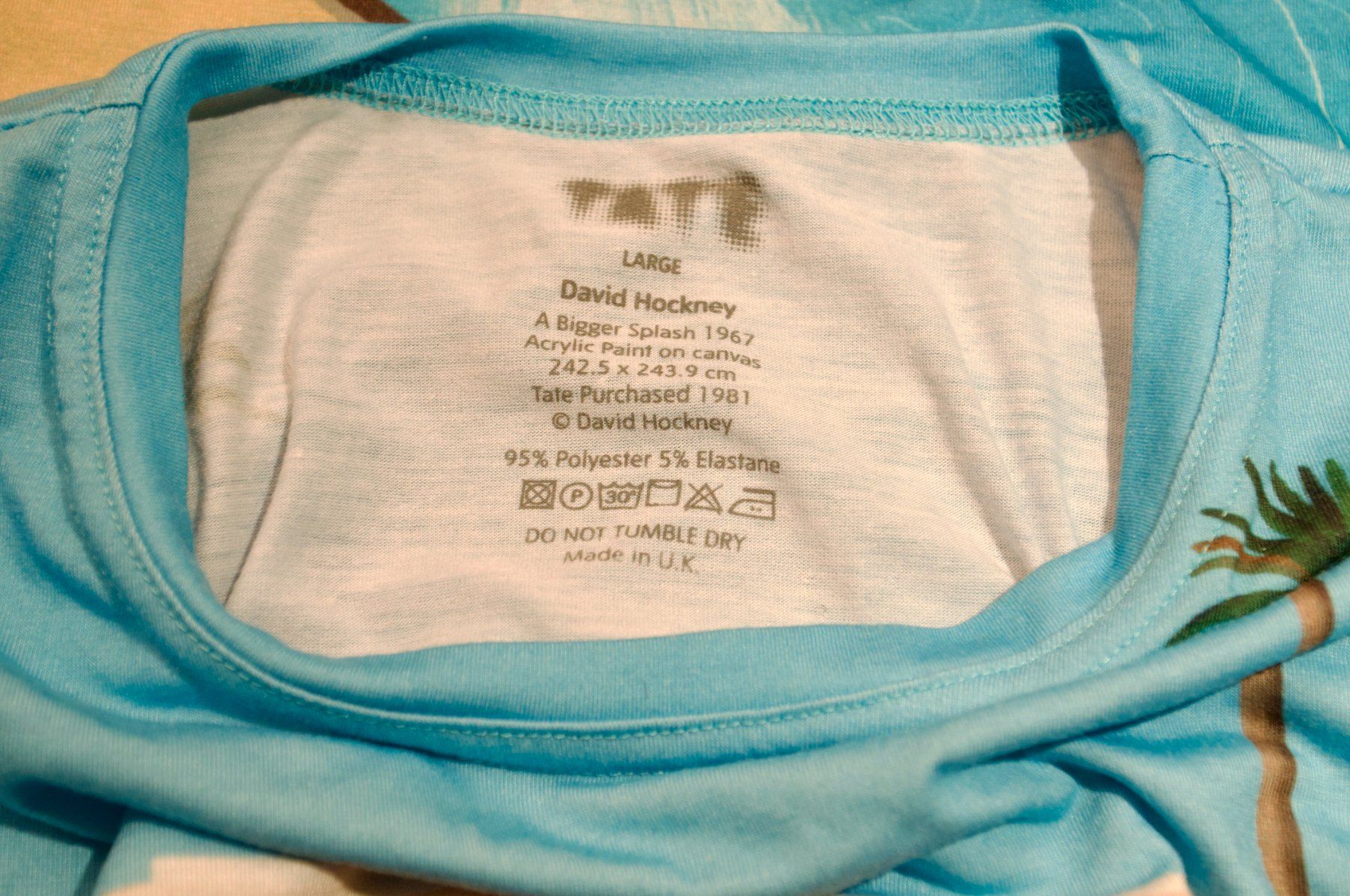 T-shirts: T-Shirt David Hockney A Bigger Splash – Neuf (Voir description) à Zürich par amarkin 2