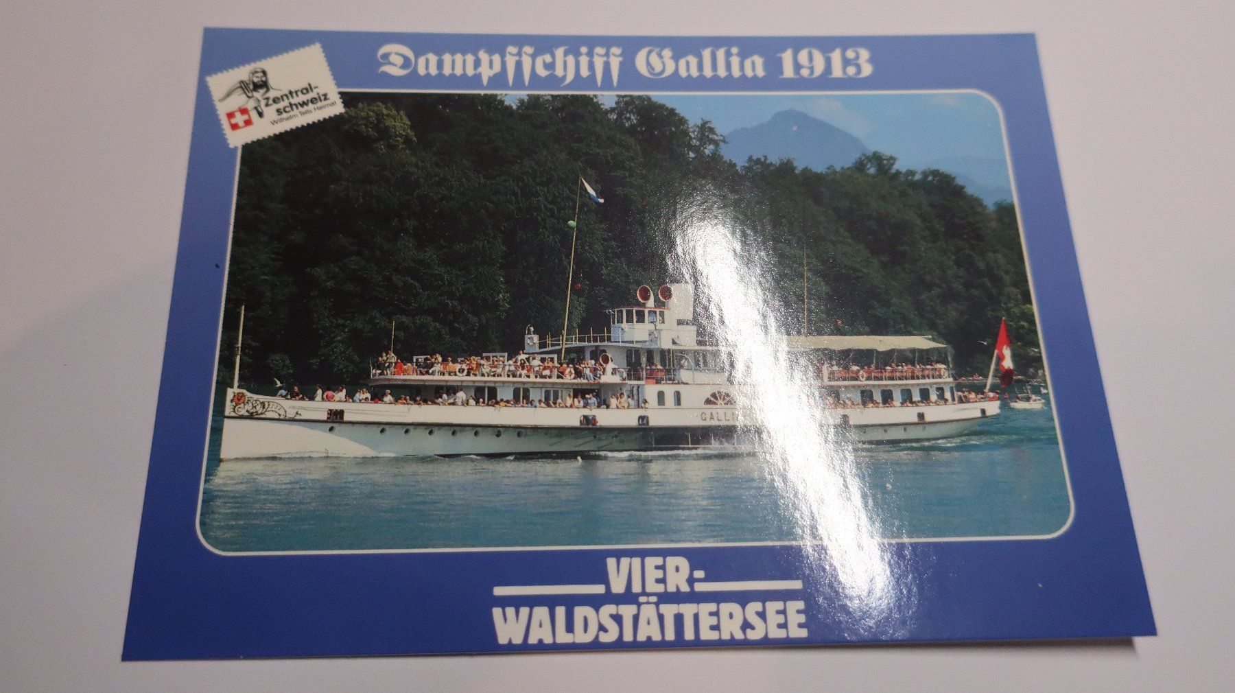 Cartoline postali: Dampffchiff Gallia 1913 Vier Walstättersee – Usato da Cormoret venduto da Pascalll2001 1