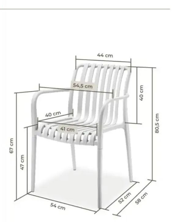 Chaises: Gartenstühle Alcudia creme 6er Set – Neuf (Voir description) à Rotkreuz par NextChance 1