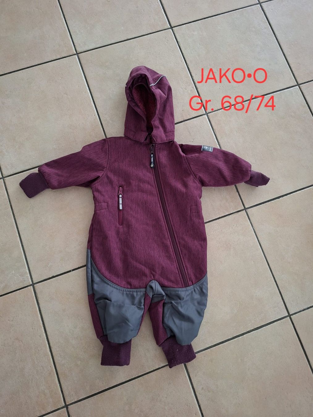 Jako-O Completi: Jako-O Softshell Overall Grösse 68/74 gebraucht – Usato da Brunnen venduto da Kleiderschatz