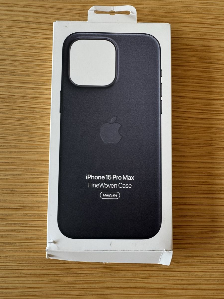Apple Cover & Protezioni schermo: iPhone 15 Pro Max FineWoven Case MagSafe schwarz neu – Nuovo (secondo la descrizione) da Zürich venduto da grisgris01