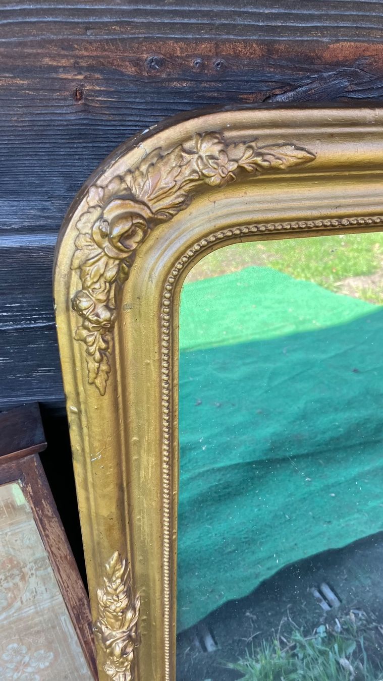 Specchi: Miroir ancien doré ancien – Usato da St-Cierges venduto da LeRegain 3