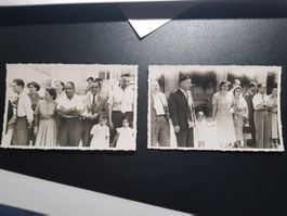 2 antike Fotos 2. Juli 1950 - Alfred Rohrer Photograph Bern