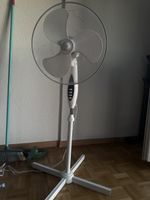 Ventilateur sur pied blanc bon état hauteur réglable