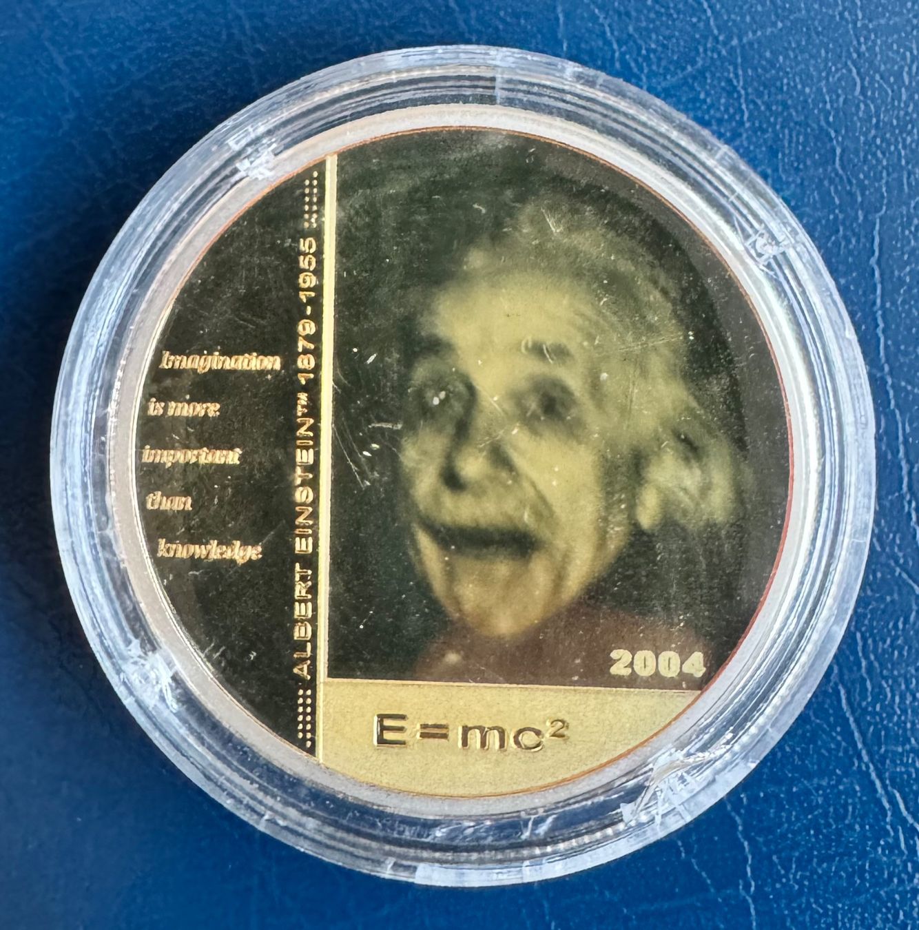 Toutes les monnaies: Albert Einstein Hologram Science 5 Dollar, 2004 Silber! – D'occasion à Ebikon par Dmasterx 6