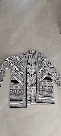 Jacke gemustert zum offen tragen