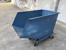 Kippmulde Fetra 4702A 450 Liter 500 kg blau gebraucht