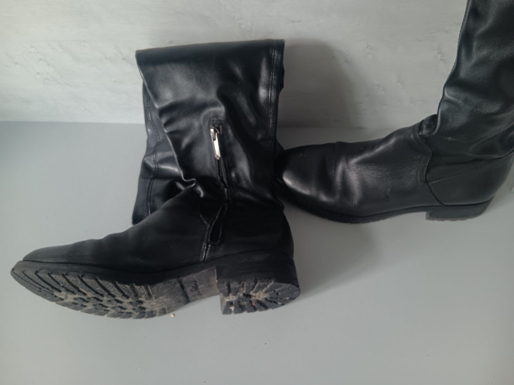 Herrenschuhe: Stivali in pelle neri – Gebraucht aus Rüschlikon von FranSca 3