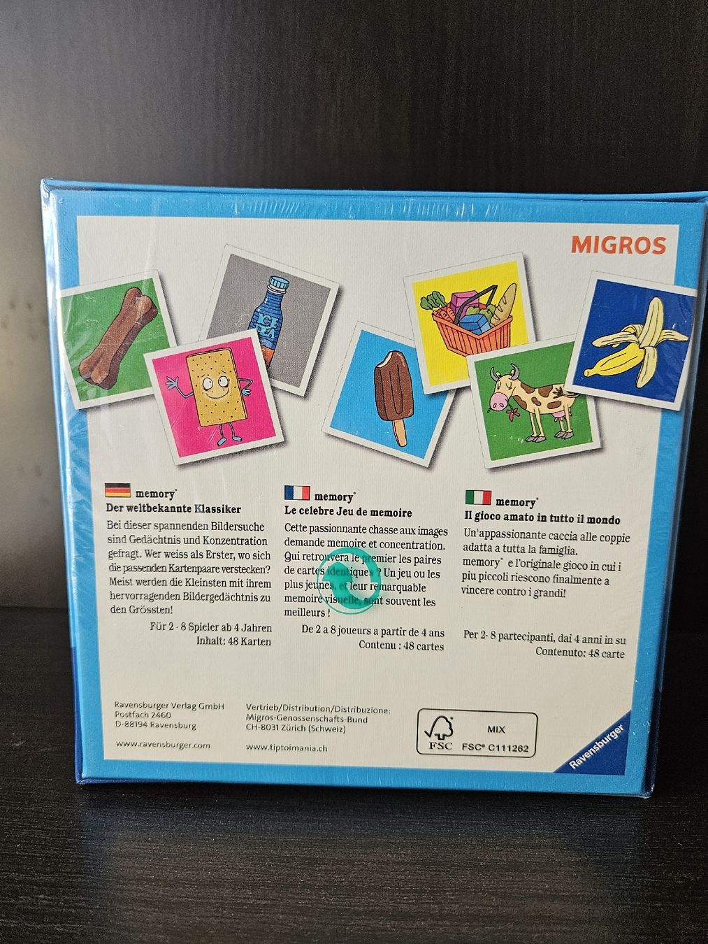 Ravensburger Giochi: Ravensburger Migros Memory - Das Original – Nuovo e nell'imballaggio originale da Dübendorf venduto da PrinceTamino 1