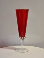 Murano-Style Glas, rot, Handarbeit, Kunstglas