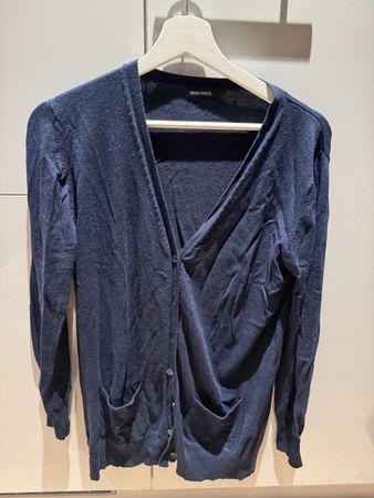 Mango Basics Strickjacke, dunkelblau, Grösse S/M - Herbst 🍂