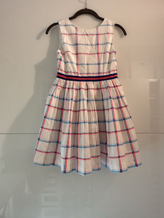 Kinderkleid Jacadi Paris kariert Grösse 140 cm