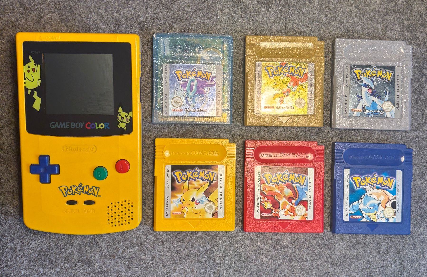 Nintendo Console: Gameboy Pikachu edit. + 6 x TOP Pokemon – Usato da Mollis venduto da GamingCorner