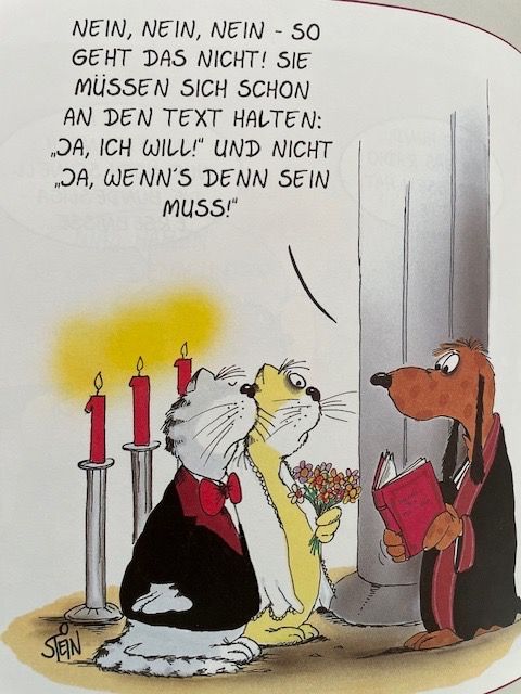 Fumetti: Zweimal gemischtes Eis mit Sahne - Uli Stein Cartoons – Usato da Zürich venduto da LodgE-21 1